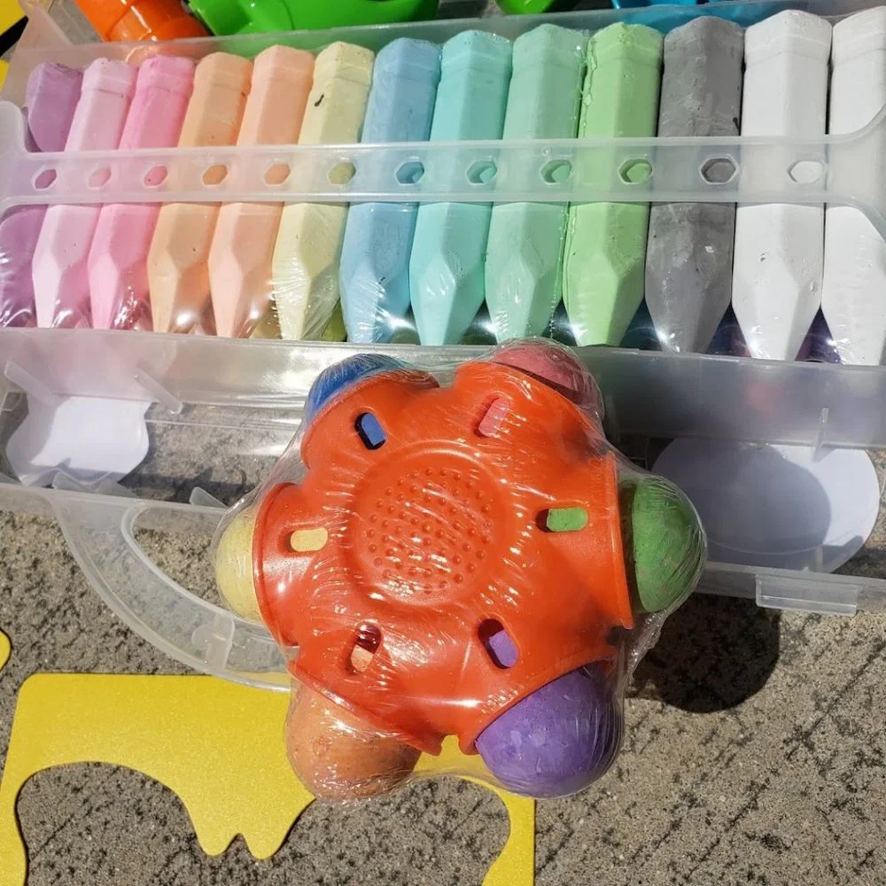 NEW 80 Piece Sidewalk Chalk Toddler School Supplies Arts and Crafts Art Easter